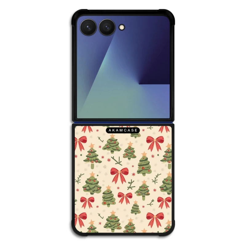 کاور آکام مدل AMC-WSGZFLIP7-CHRISTMAS-24 مناسب برای گوشی موبایل سامسونگ Galaxy Z Flip 7