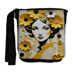 کیف رودوشی طرح بانو کد nb155