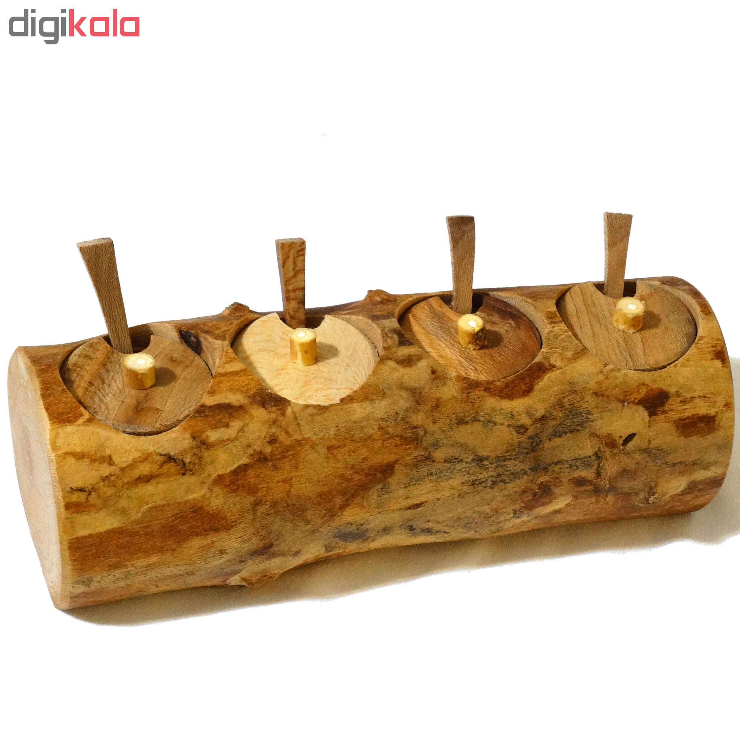 جای ادویه چوبی  کد DSC04963