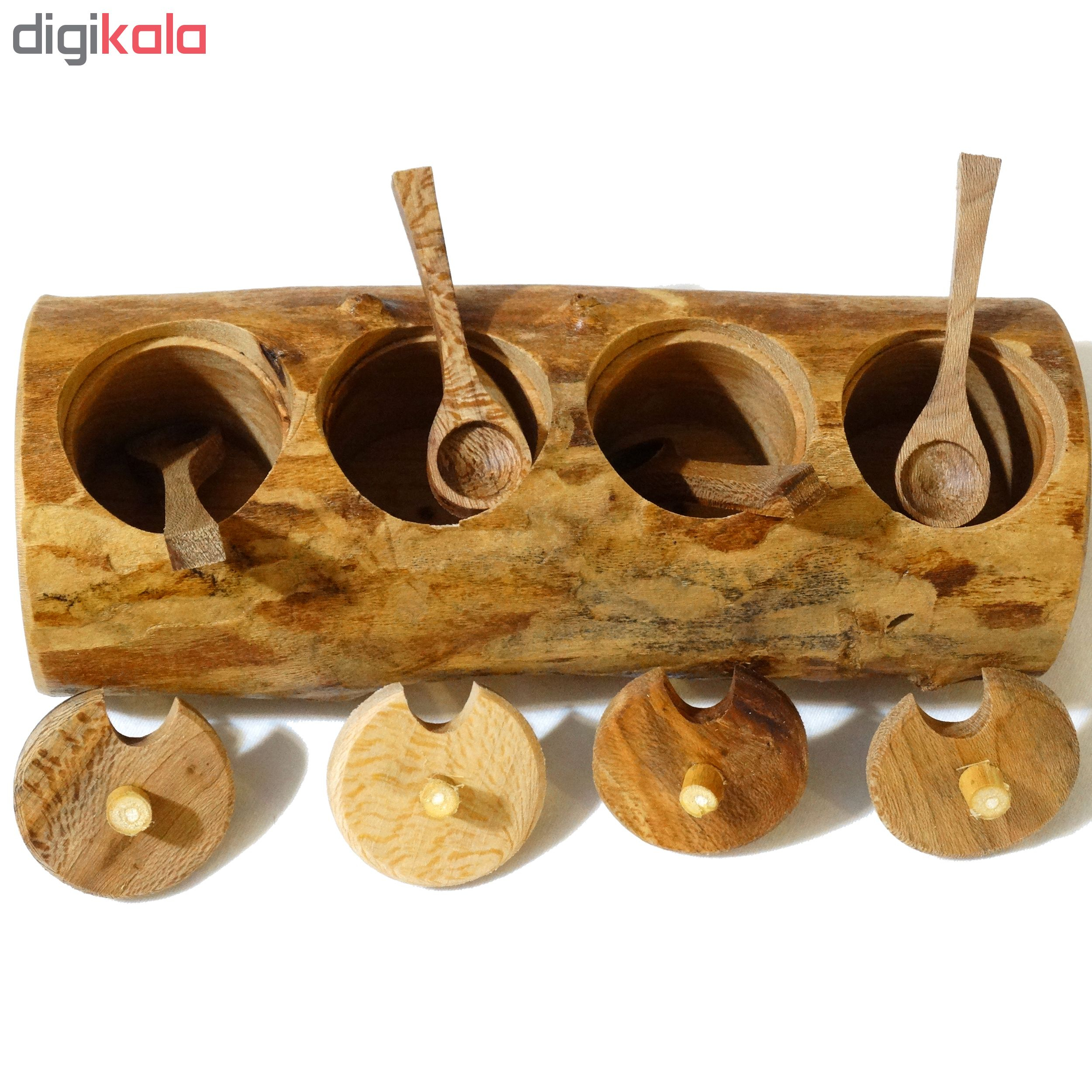 جای ادویه چوبی  کد DSC04963