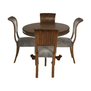 میز و صندلی ناهارخوری مدل صدفی کد 10009