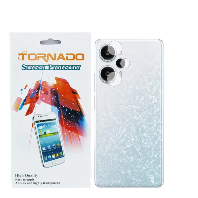 محافظ لنز دوربین تورنادو مدل نانوگلس مناسب برای گوشی موبایل شیائومی Poco F5 بسته 40 عددی