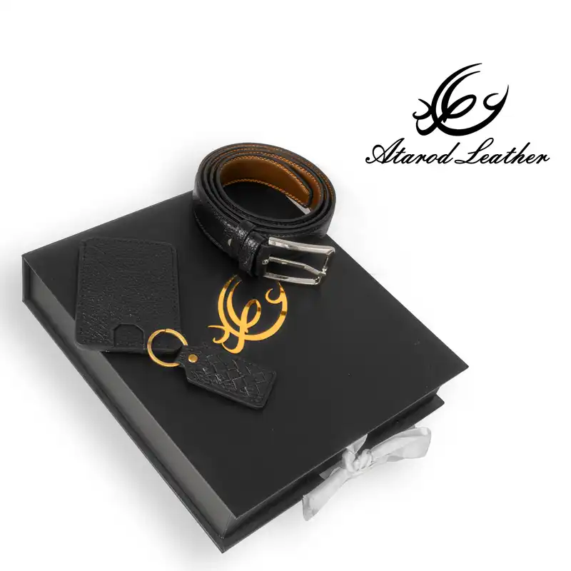 ست هدیه چرم عطارد مدل چرم طبیعی کد A64