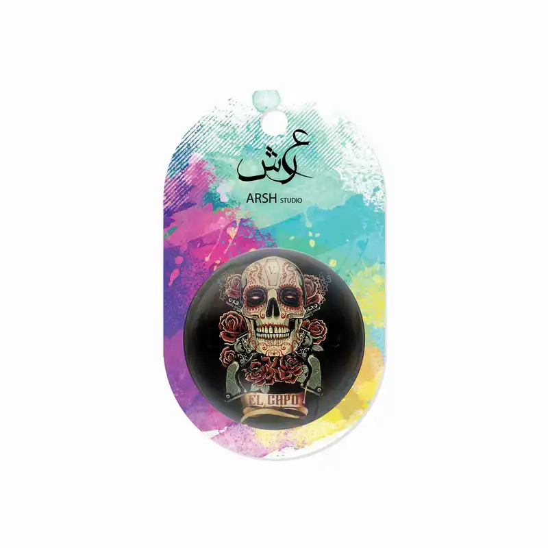 مگنت عرش طرح اسکلت فانتزی کد Asm218