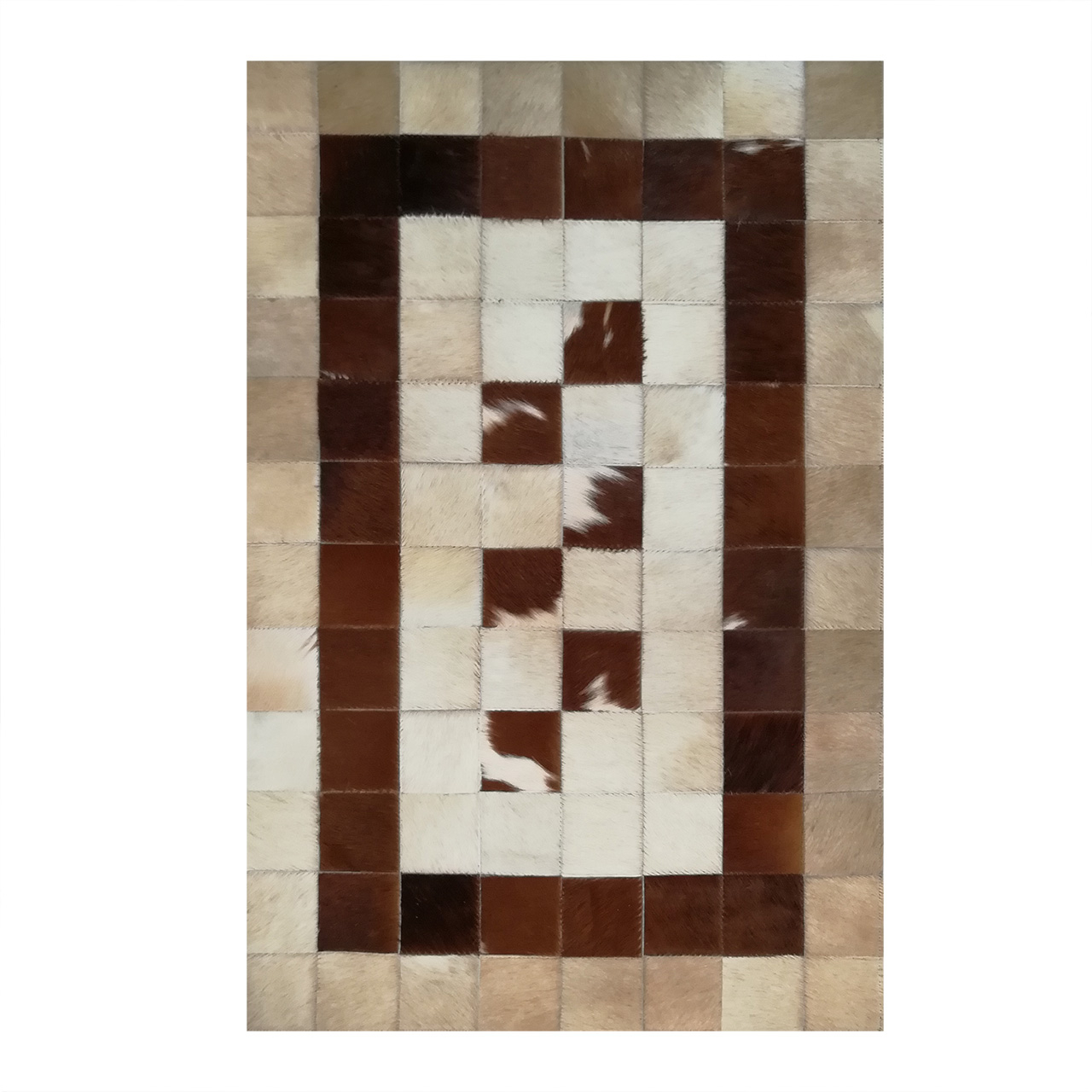 کلاژ فرش پوست و چرم کمالی مدل AD-0088