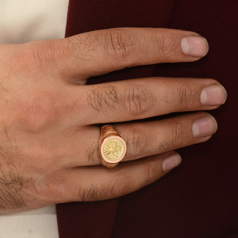 انگشتر طلا 18 عیار مردانه طلای مستجابی مدل عقاب کد 59 انگشتر طلا 18 عیار مردانه طلای مستجابی مدل عقاب کد 59