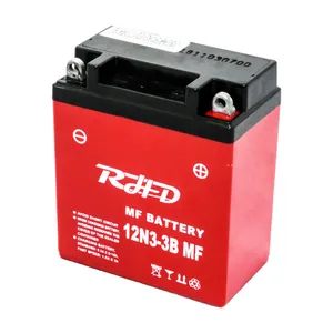 باتری موتور سیکلت آر اچ تی مدل 12V3 مناسب برای طرح هندا125