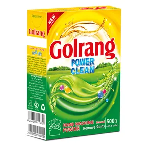 پودر رختشویی با دست گلرنگ مدل Power Clean مقدار 500 گرم