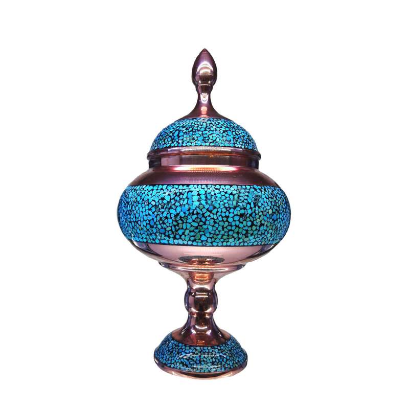 شکلات خوری فیروزه کوبی طرح پایه دار کد 451