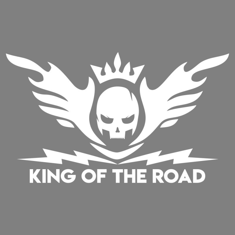برچسب بدنه خودرو شیپرس طرح king of the road  کد Ss001S