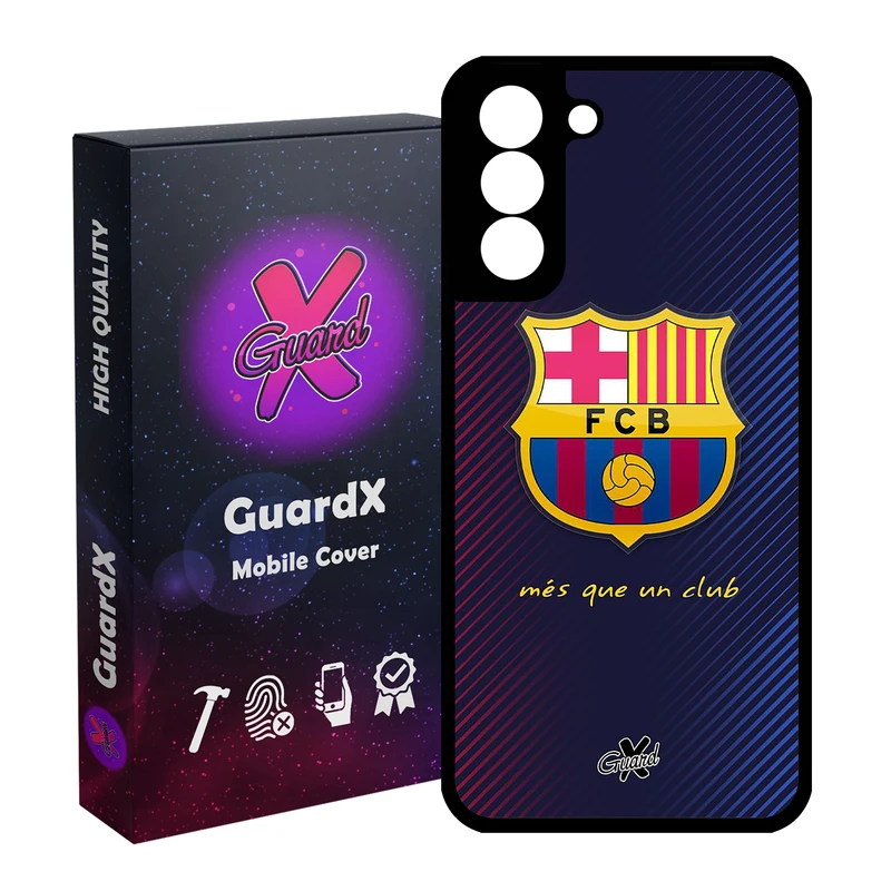 کاور گارد ایکس طرح Barcelona مدل Glass10058 مناسب برای گوشی موبایل سامسونگ Galaxy S21 FE