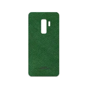 MAHOOT Green-Leather Cover Sticker for Samsung Galaxy S9 Plus