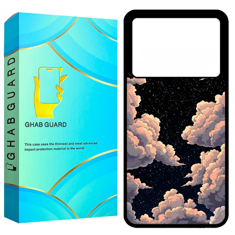 کاور قاب گارد طرح ابر مدل GCHPK60 مناسب برای گوشی موبایل شیائومی Poco X6 Pro / Redmi K70E