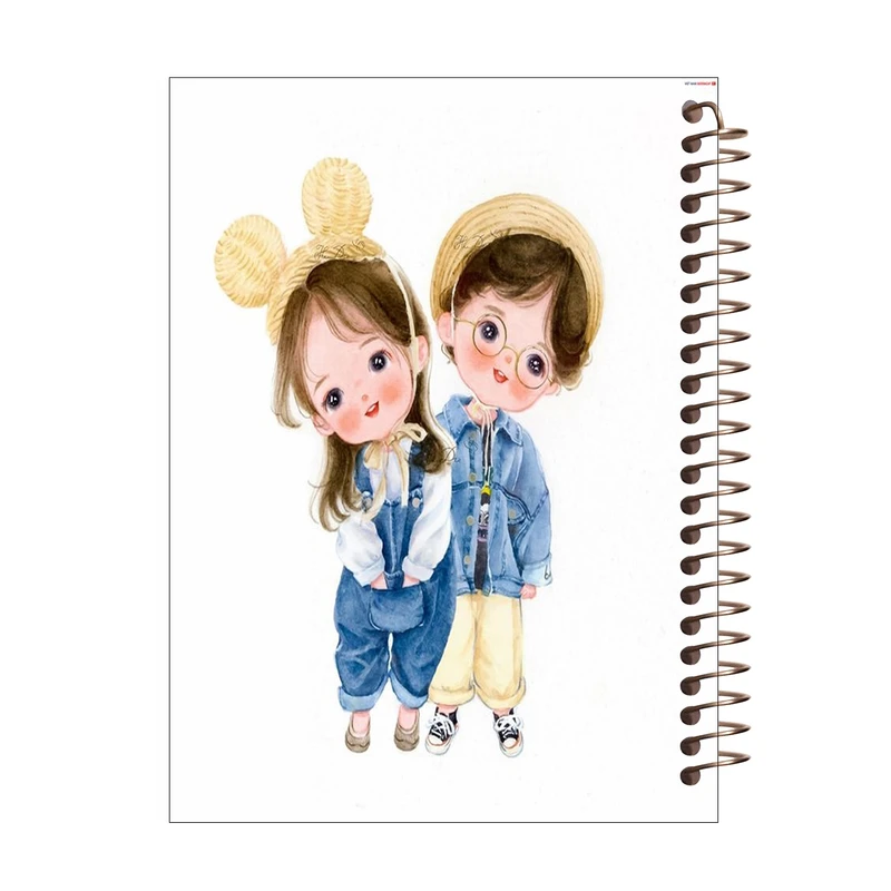 دفتر مشق 100 برگ مدل دختر کد H232