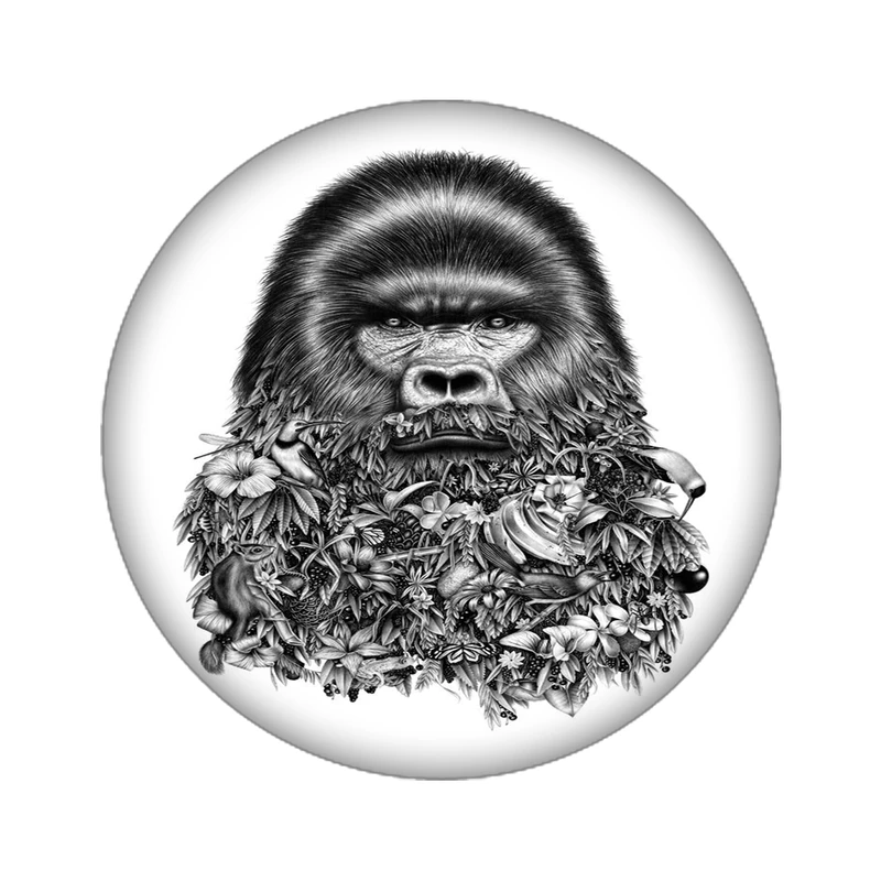 برچسب کنسول بازی مدل گوریل کد 1958