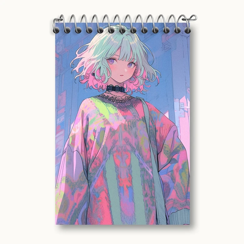 دفتر یادداشت 50 برگ خندالو مدل دخترانه کد F640