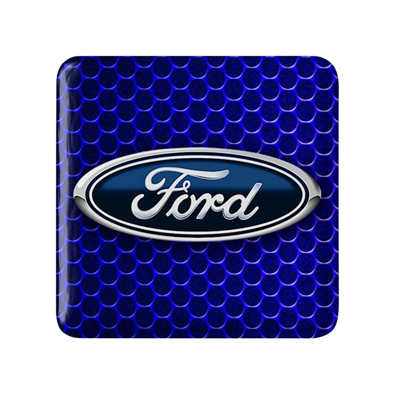 مگنت خندالو طرح فورد Ford مدل مربعی کد 30717