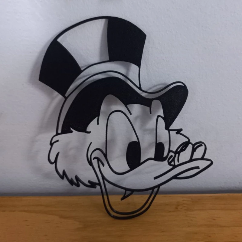 دیوارکوب دیزانور طرح اسکروج مک داک مدل 30 کد A053