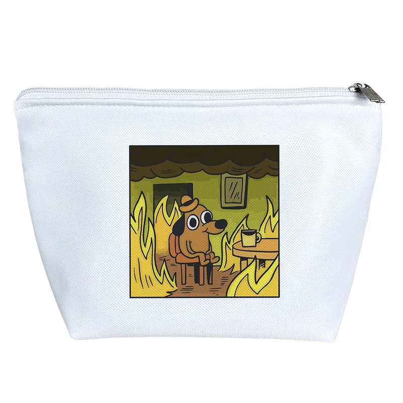 کیف لوازم آرایش دخترانه خندالو مدل آسوده در آتش کد 7953