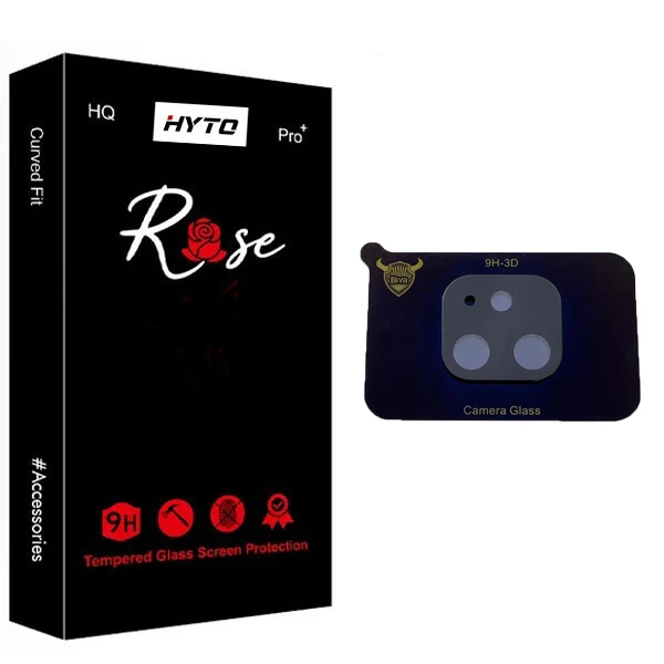 محافظ لنز دوربین هیتو مدل Rose 3D Carbon مناسب برای گوشی موبایل اپل iPhone 12