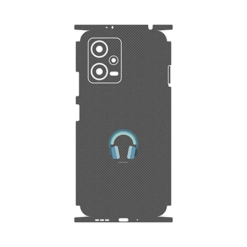 برچسب پوششی ماهوت مدل Minimal Headphone Icon-FullSkin مناسب برای گوشی موبایل شیائومی Redmi Note 12 5G