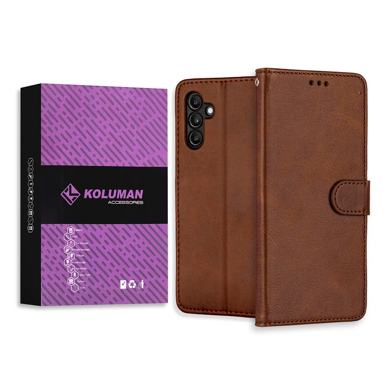  کیف کلاسوری کلومن مدل CALF SKIN مناسب برای گوشی موبایل سامسونگ GALAXY A34 