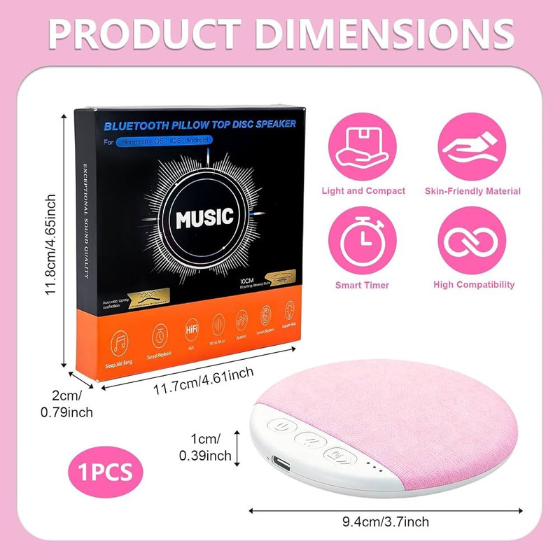 اسپیکر قابل حمل مدل Bone Conduction Pillow 