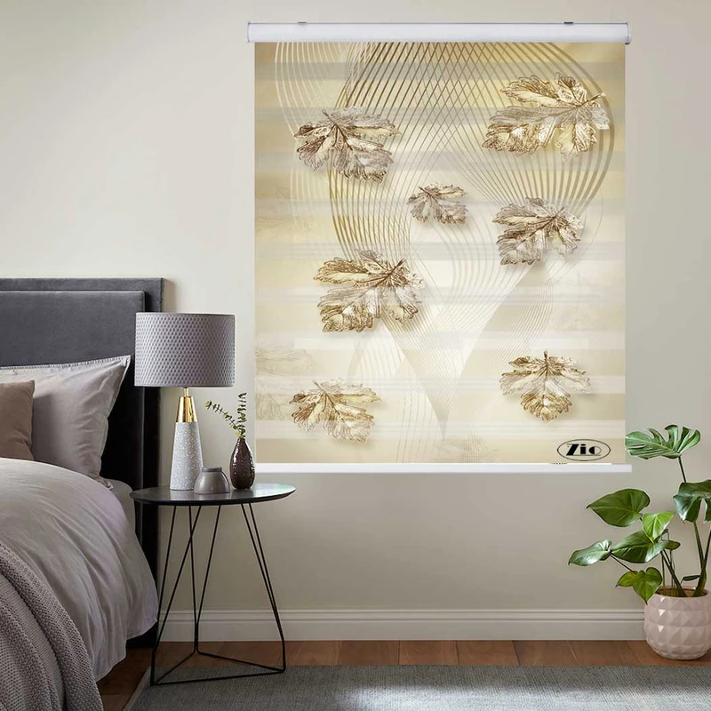 پرده زبرا زیو کد 3D1223 سایز 150x200 سانتی متر