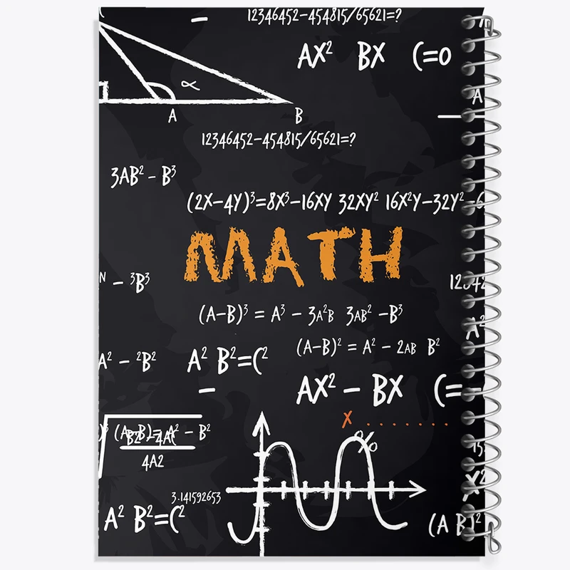 دفتر شطرنجی 50 برگ خندالو مدل ریاضی کد N493