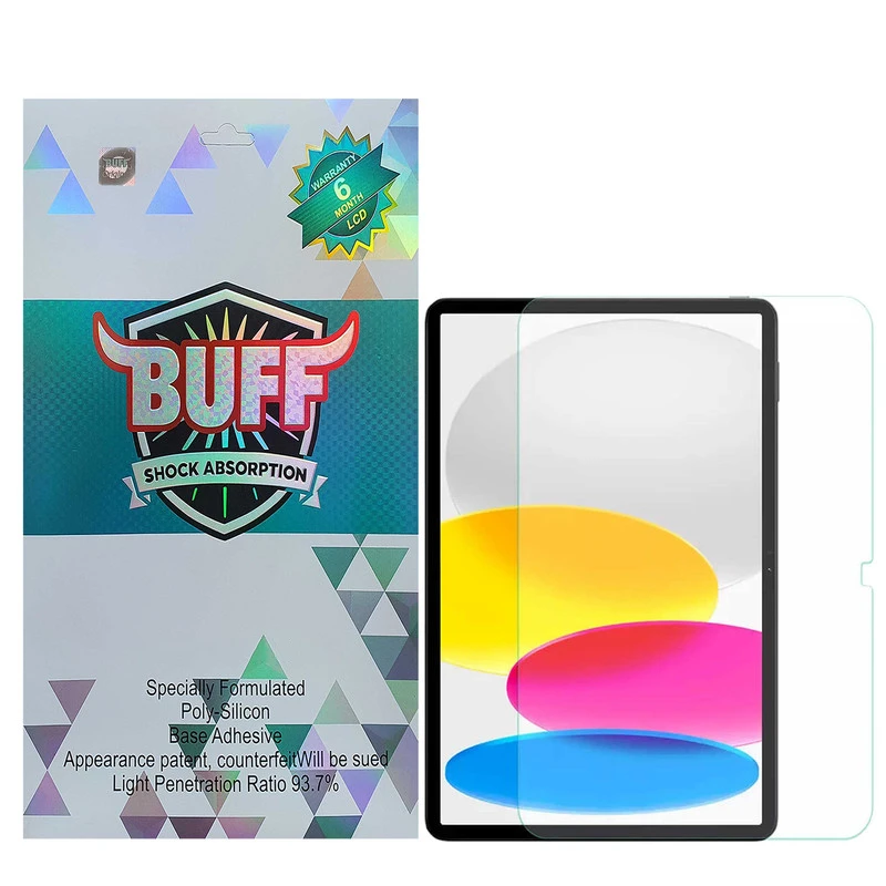 محافظ صفحه نمایش بوف مدل 5D-Plus مناسب برای تبلت اپل iPad 10.9 (2022)/iPad10/10th Gen/10th generation/iPad 2022/A2757/A2696/A2777
