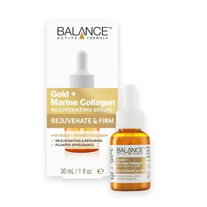 سرم ضد چروک بالانس مدل Gold + Marine Collagen حجم 30 میلی لیتر
