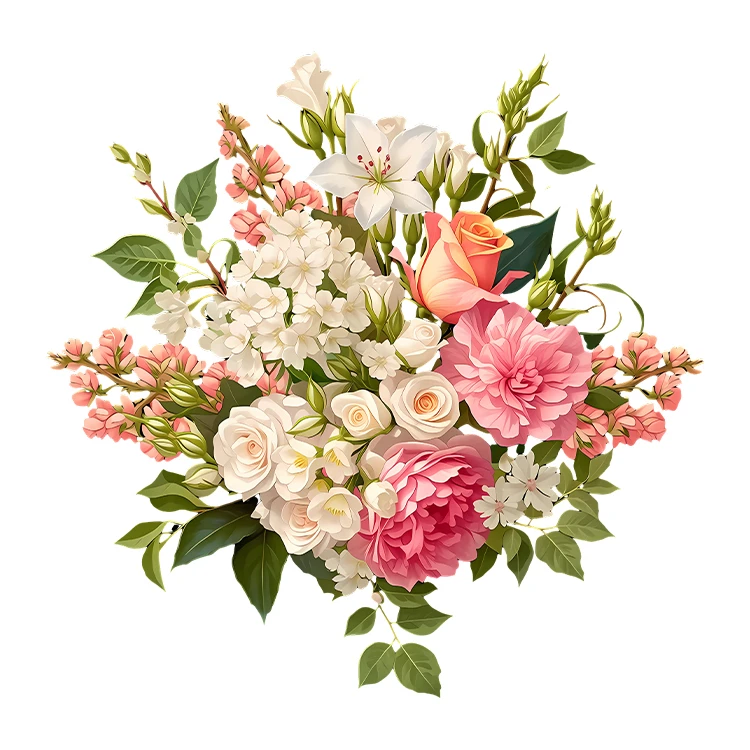 استیکر پارچه و لباس پاد آفرین مدل پینترستی گل کد S9153