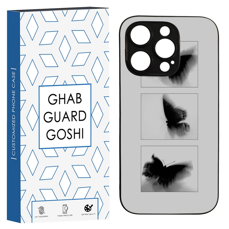 کاور قاب گارد گوشی طرح پروانه کد TPU-178 مناسب برای گوشی موبایل اپل Iphone 14 PRO