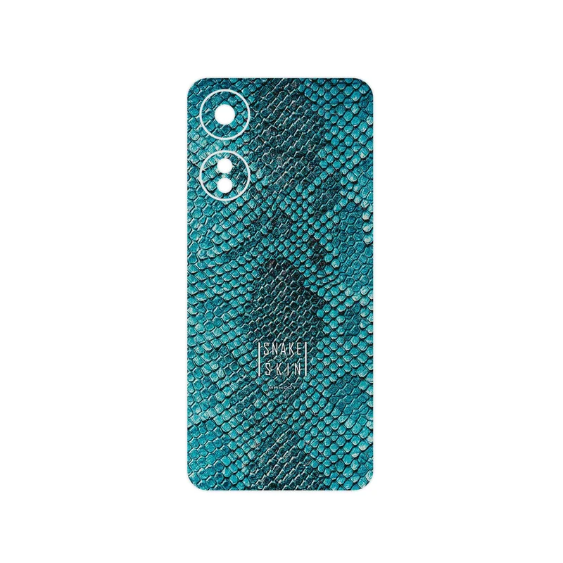 برچسب پوششی ماهوت مدل Blue Snake Skin مناسب برای گوشی موبایل آنر X5 Plus