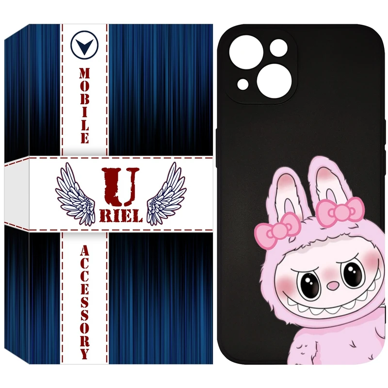 کاور یوریل مدل KSH کد 118 طرح عروسک لبوبو مناسب برای گوشی موبایل اپل iPhone 13