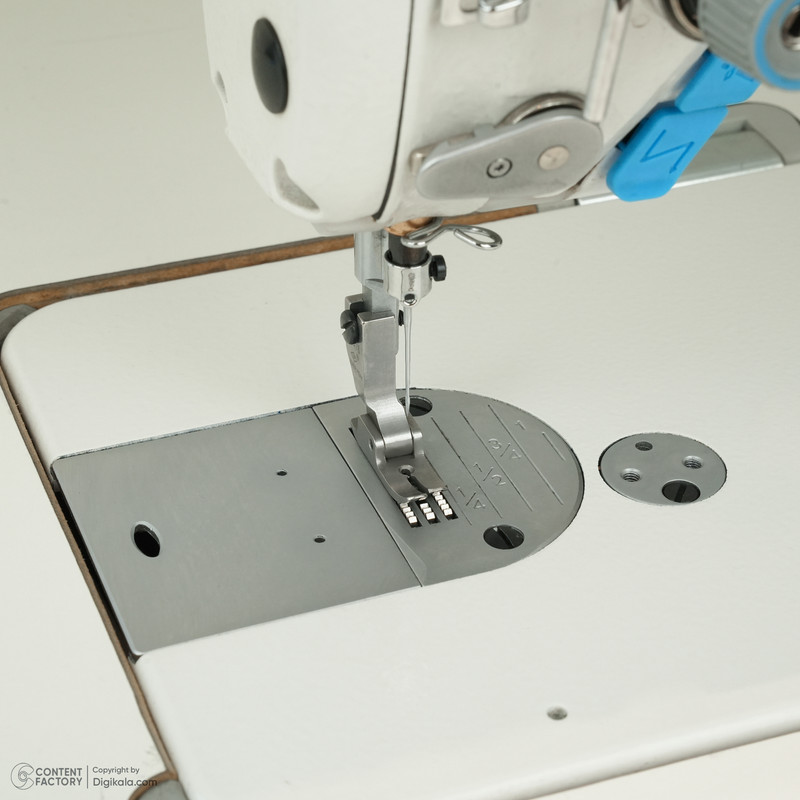 چرخ خیاطی صنعتی راسته دوز تمام اتوماتیک جک مدل A5E - به همراه میز و پایه