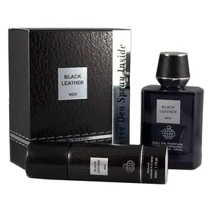 Black Leather Eau De Parfum 100ML And Free Deo Spray Inside Fragrance World