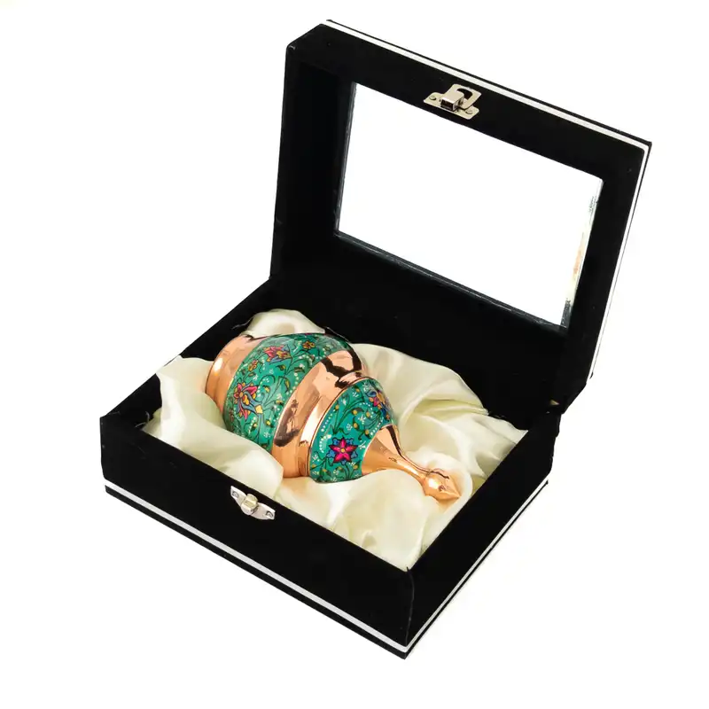 قندان مسی طرح سیبی مس و پرداز مدل JPA10