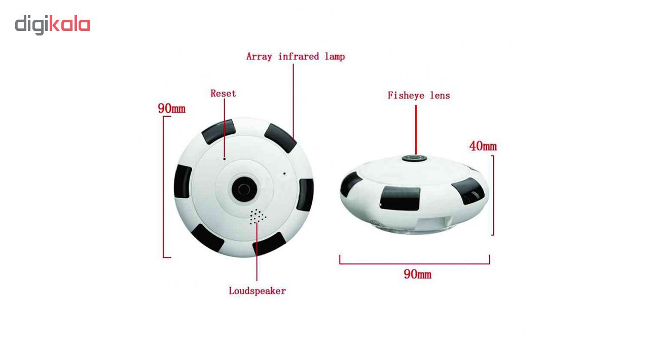 دوربین تحت شبکه مدل V380 FV-A3602B-960HP