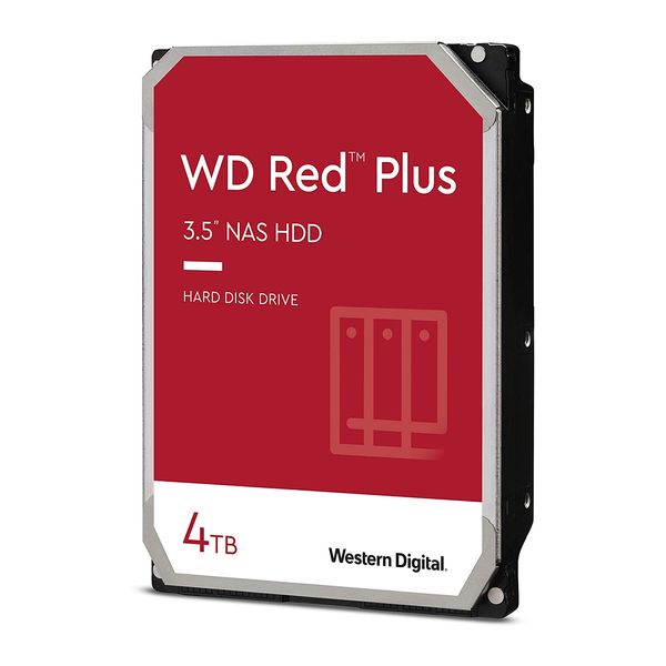 هارد اینترنال وسترن دیجیتال مدل Western Digital 4TB WD Red Plus NAS- WD40EFZX ظرفیت 4 ترابایت