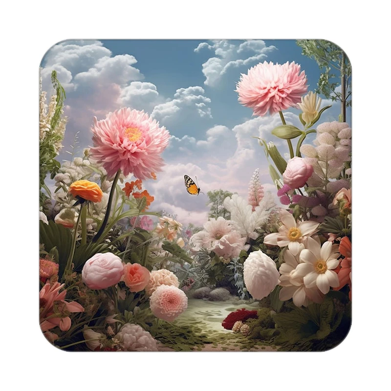 زیر لیوانی کاکتی طرح گل مدل mp16248