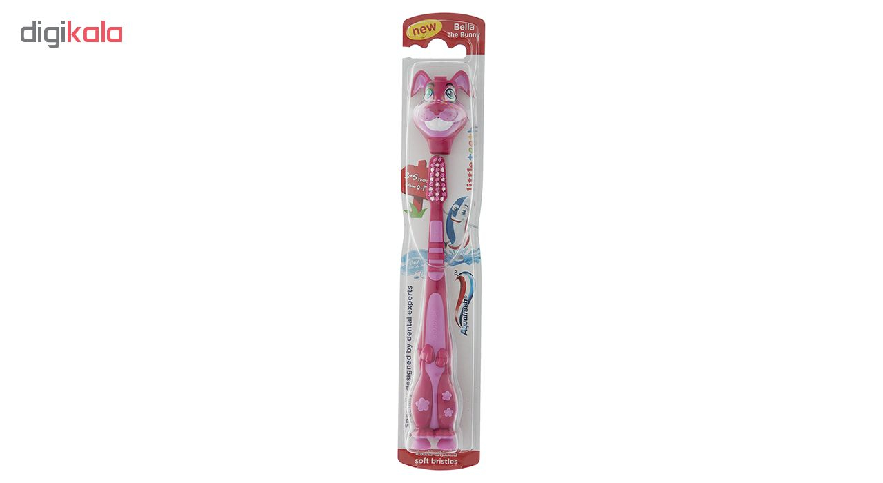 مسواک کودک آکوافرش مدل Bella 3-5 Years با برس نرم