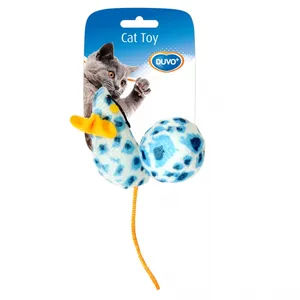 اسباب بازی گربه دوو پلاس مدل Assortment mouse and ball leopard