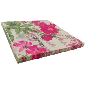 دستمال سفره مدل Flower بسته 18 عددی