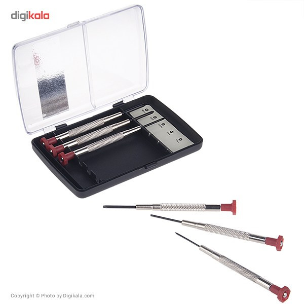 مجموعه 6 عددی پیچ گوشتی ساعتی جی تک تول مدل PE-M 052200