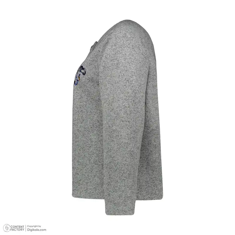 کت بافت زنانه آدور مدل ترنج رنگ طوسی