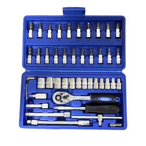 آچار بکس و دسته بکس کریتور مدل crst46 مجموعه 46 عددی