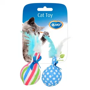 اسباب بازی گربه دوو پلاس مدل balls with feather