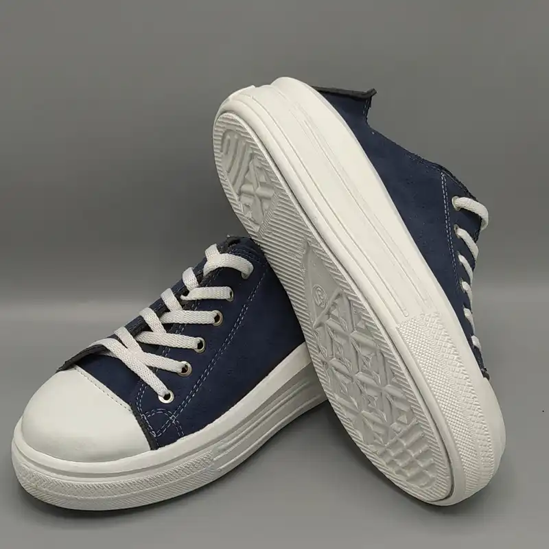 کفش پیاده روی زنانه مدل الستار لژدار رنگ سرمه ای