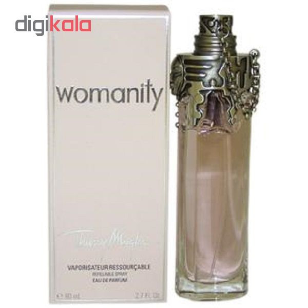 تستر ادو پرفیوم تیری ماگلر مدل womanity حجم 80 میلی لیتر (دارای جعبه سفید تستر)